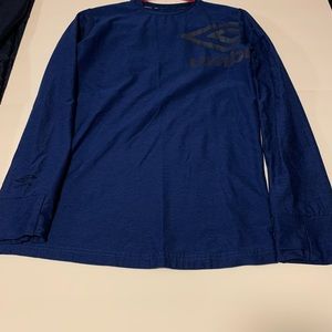 Umbro Boys Blue Long Sleeve Shirt